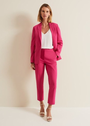 Phase Eight Ulrica Tapereds Trousers Pink USA | 3278654-YU